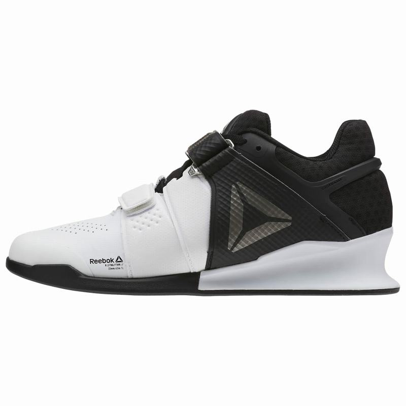 Adidasi Training Reebok Legacy Lifter Dama Albi/Negrii Romania VX2337ER